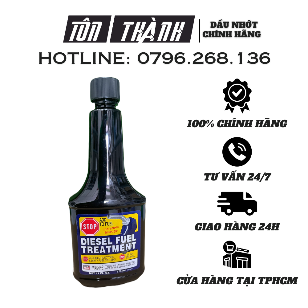 Dung dịch vệ sinh Béc Dầu Stop Diesel Fuel Treatment