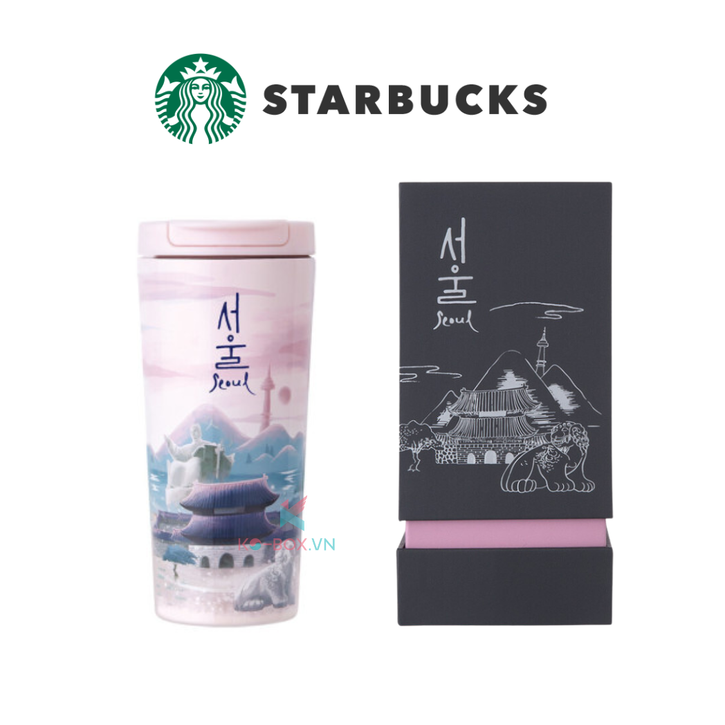 Bình giữ nhiệt Starbucks Seoul Tour Tumbler 355ml Hàn Quốc