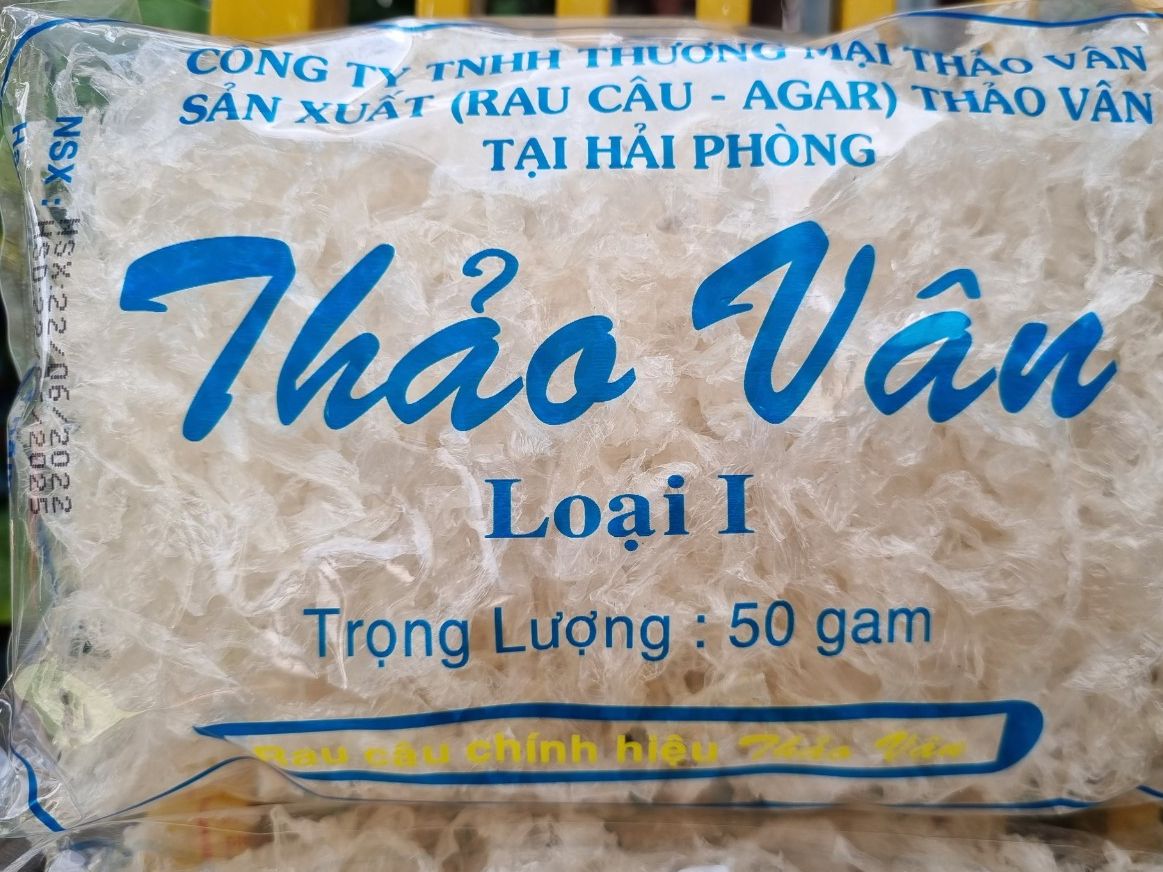 Rau câu sợi Thảo Vân làm rau câu sợi giòn, gỏi chay/ mặn, ăn kiêng das, ketto. HSD 2027