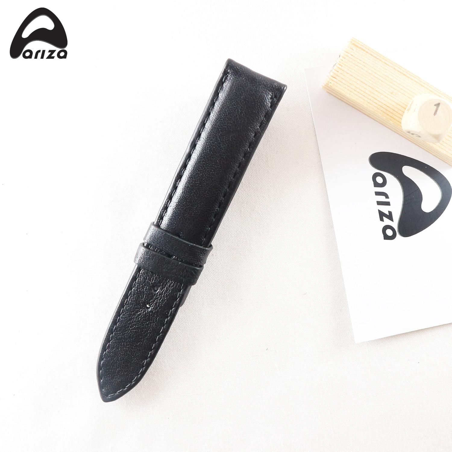 Dây đồng hồ da da bò thật 100% ARIZA SIZE 18 20 22mm( bảo hành 12 tháng)