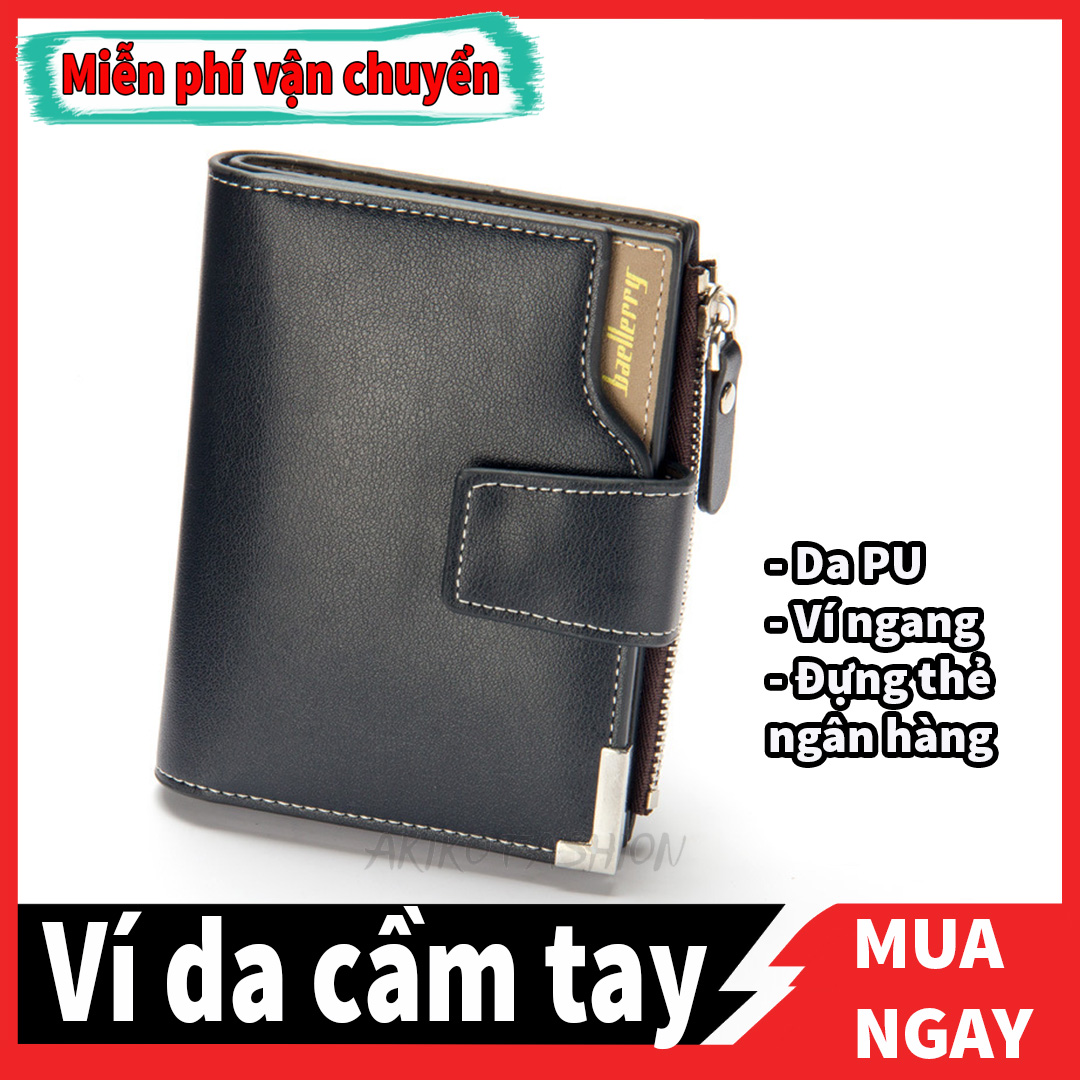 Ví nam Hàn Quốc cao cấp - bóp da nam-bóp da nam Tiện sử dụng đa năng-Có quà tặng