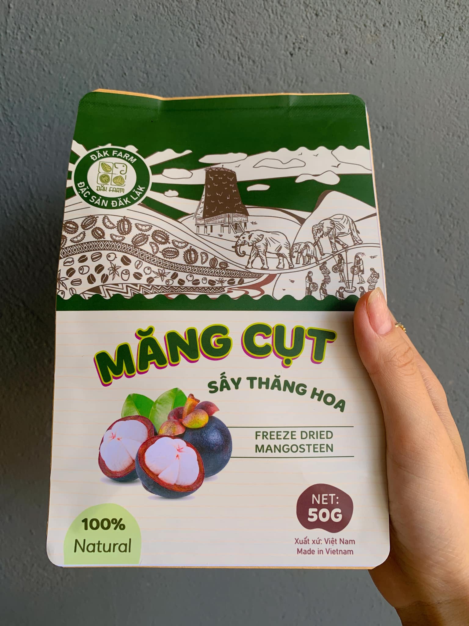 Măng cụt sấy thăng hoa- đắk farm