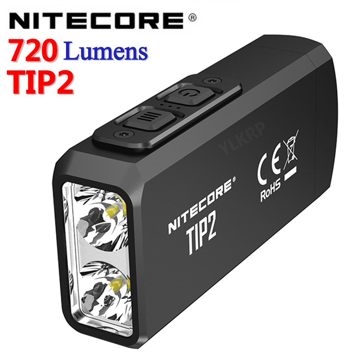 Nitecore móc khóa Sạc USB tip2 720 lumens chính hãng Đèn pin từ tính
