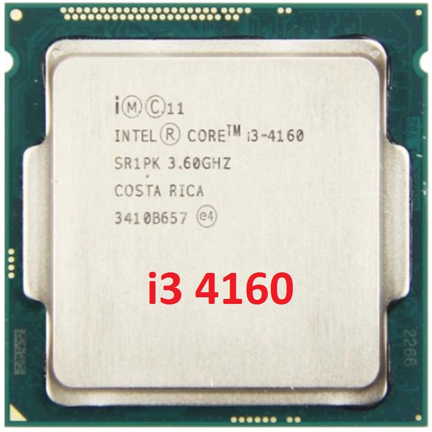 Bộ vi xử lý chip cpu i3 4160 socket 1150 dùng cho main máy tính h81 b85