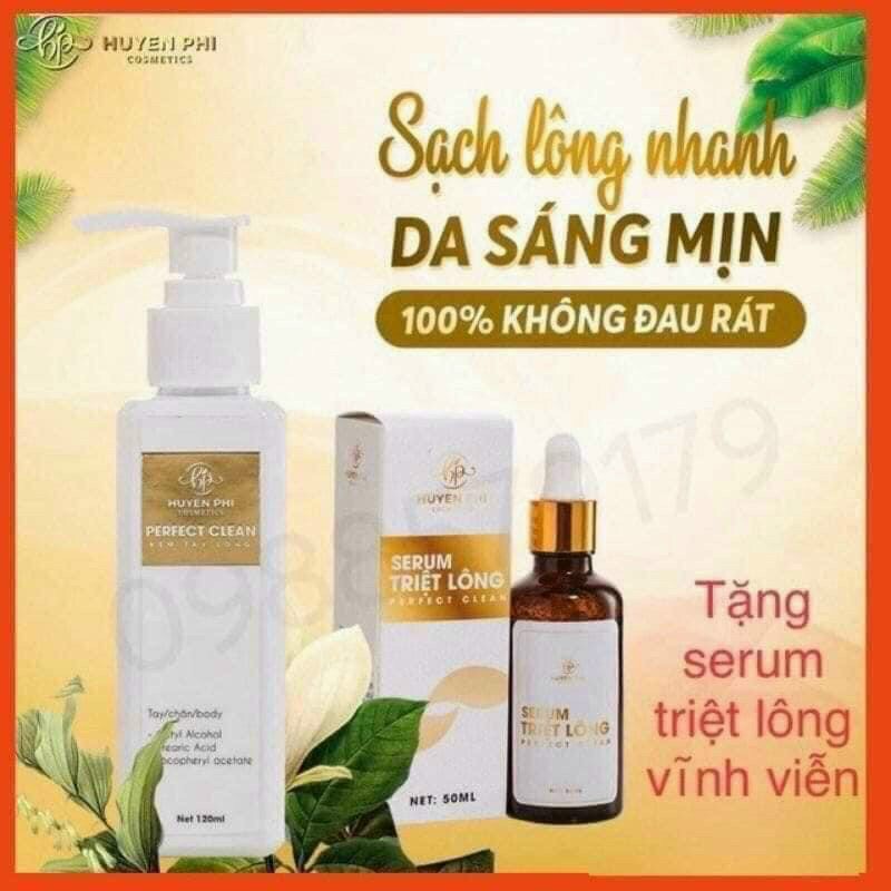 Kem Tẩy Lông Huyền Phi Tặng Serum Triệt Lông tay ,,,chan