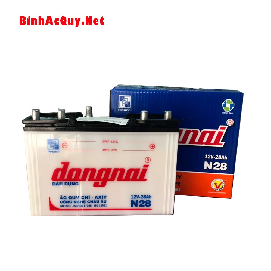 Bình Ắc quy Đồng Nai N28 12V-28AH