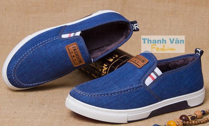 Giày mọi dành cho nam TV020 (xanh), size từ 39 - 44
