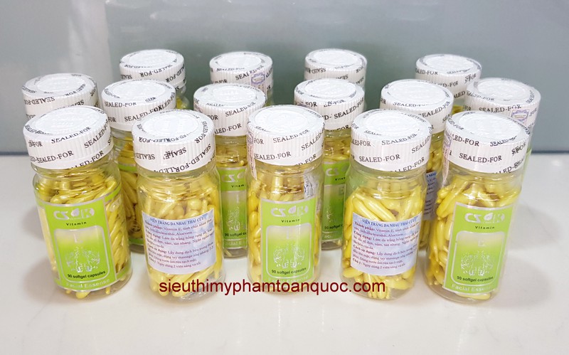 Viên massage da nhau thai cừu, viên bôi dưỡng trắng da - Viên trắng da nhau thai cừu