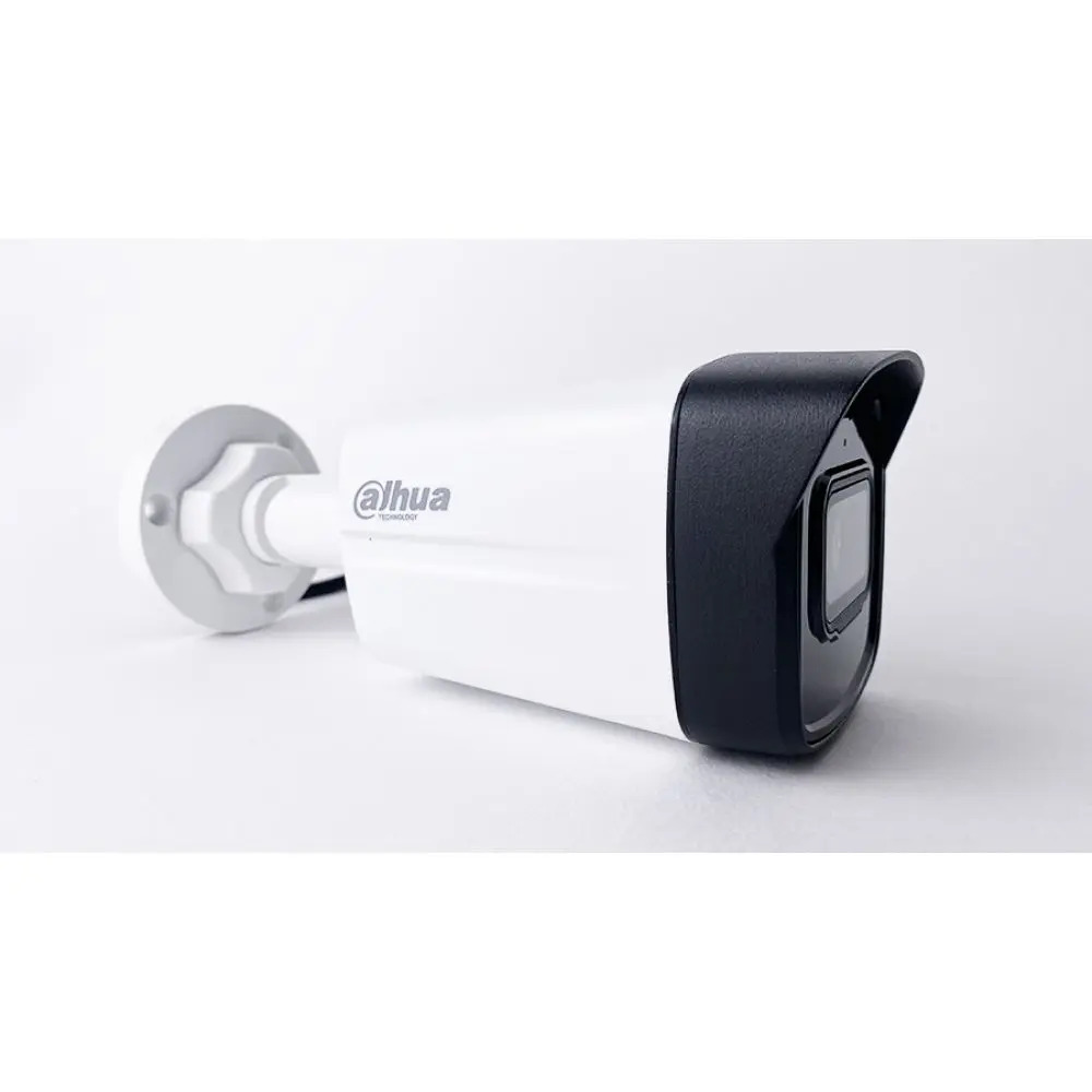 Camera Thân 5MP Dahua DH-HAC-HFW1500TLMP-IL-A (Kbt) Đèn LED Chiếu Sáng Kép 40m, Tích Hợp Mic Thu Âm