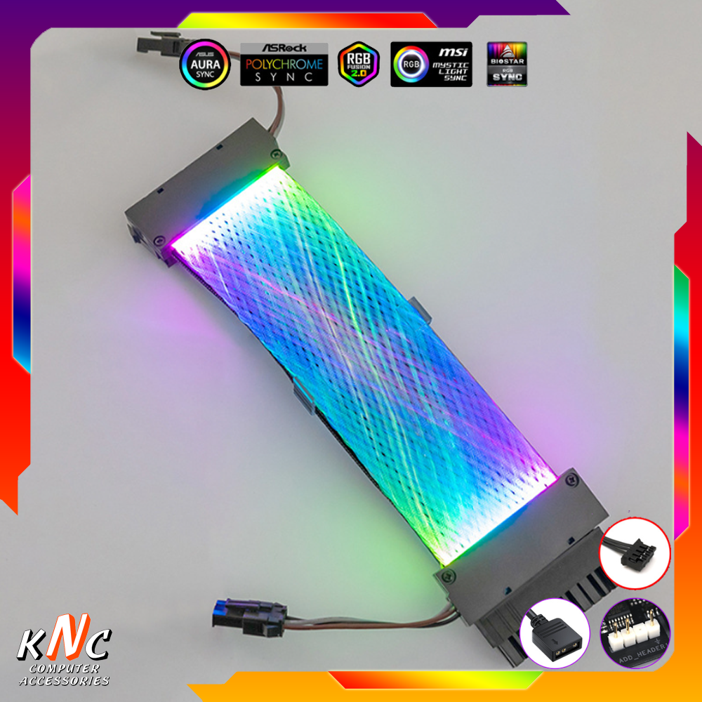 Dây Nguồn Nối Dài Qingsea 24pin 16pin Led 5v ARGB Đồng Bộ Mainboard - Hub Coomoon - Hàng Fullbox