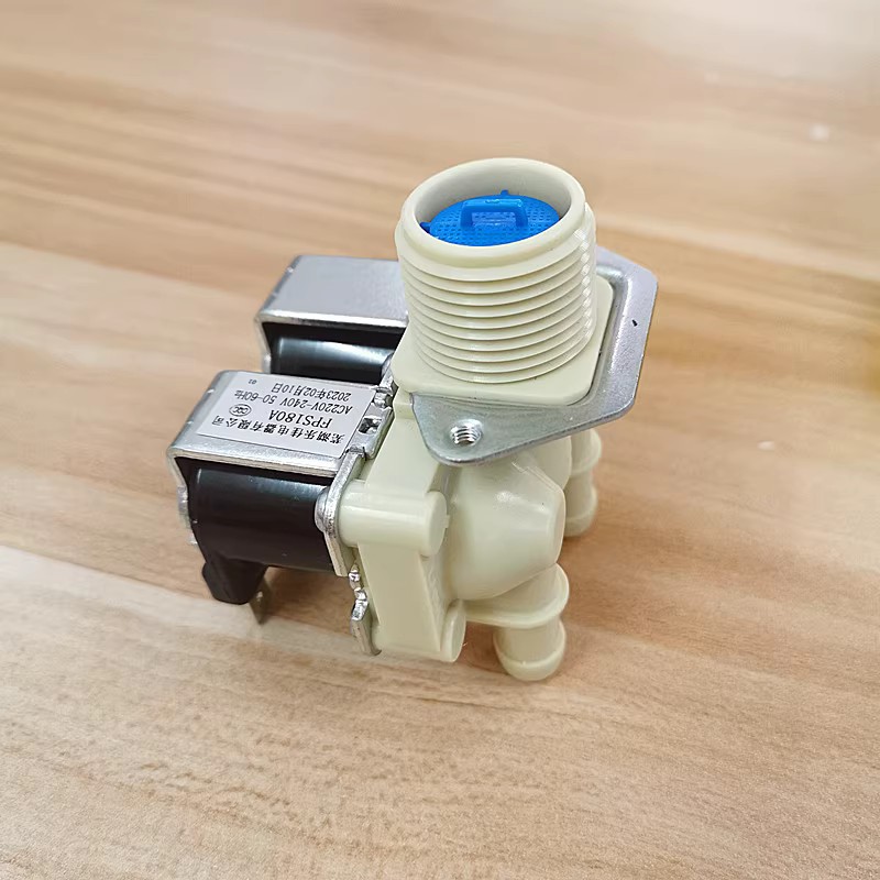 Phụ Kiện Van Đầu Vào Nước Hai Vòi Cho Máy Giặt Lồng Giặt Áp Dụng FPS180 Bộ Điều Khiển Đầu Vào Công Tắc Van Điện Từ Hai Đầu