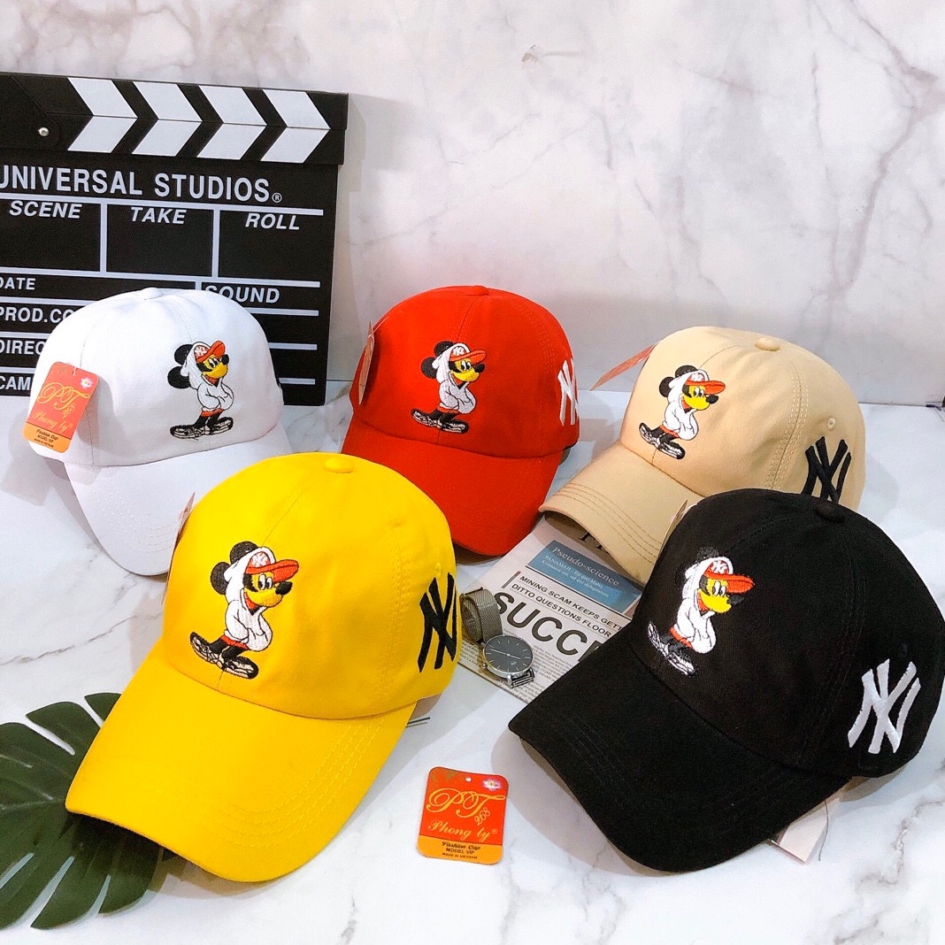 [HCM]Mũ lưỡi trai thêu hình chuột mickey