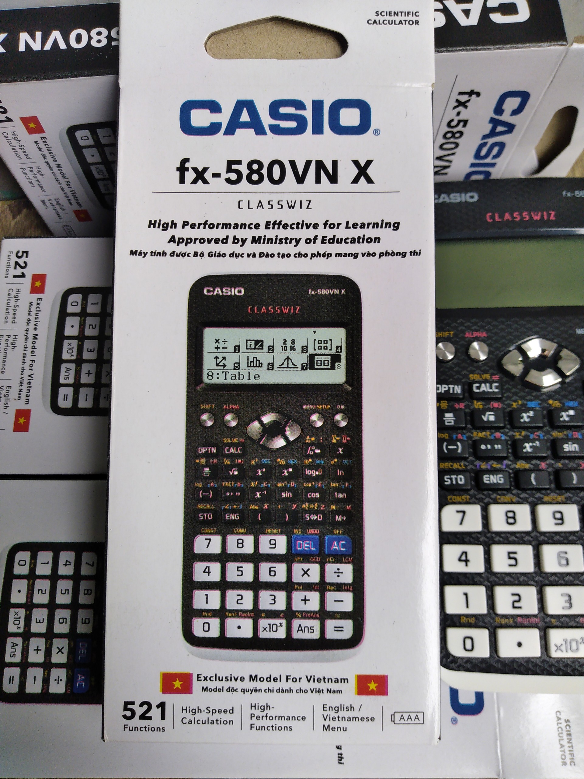 [HCM]Máy Tính Học Sinh FX 580VNX - Hàng Nhập Thái Không Tem