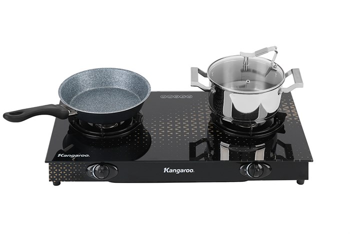 Bếp gas đôi kangaroo kg8g1c