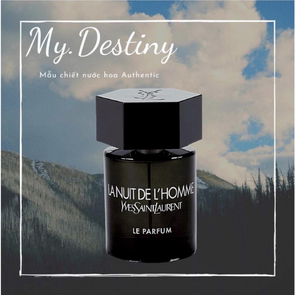 🖤 nước hoa dùng thử ysl la nuit de l’homme le parfum test 10ml/20ml _mʏ.dᴇsᴛɪɴʏ