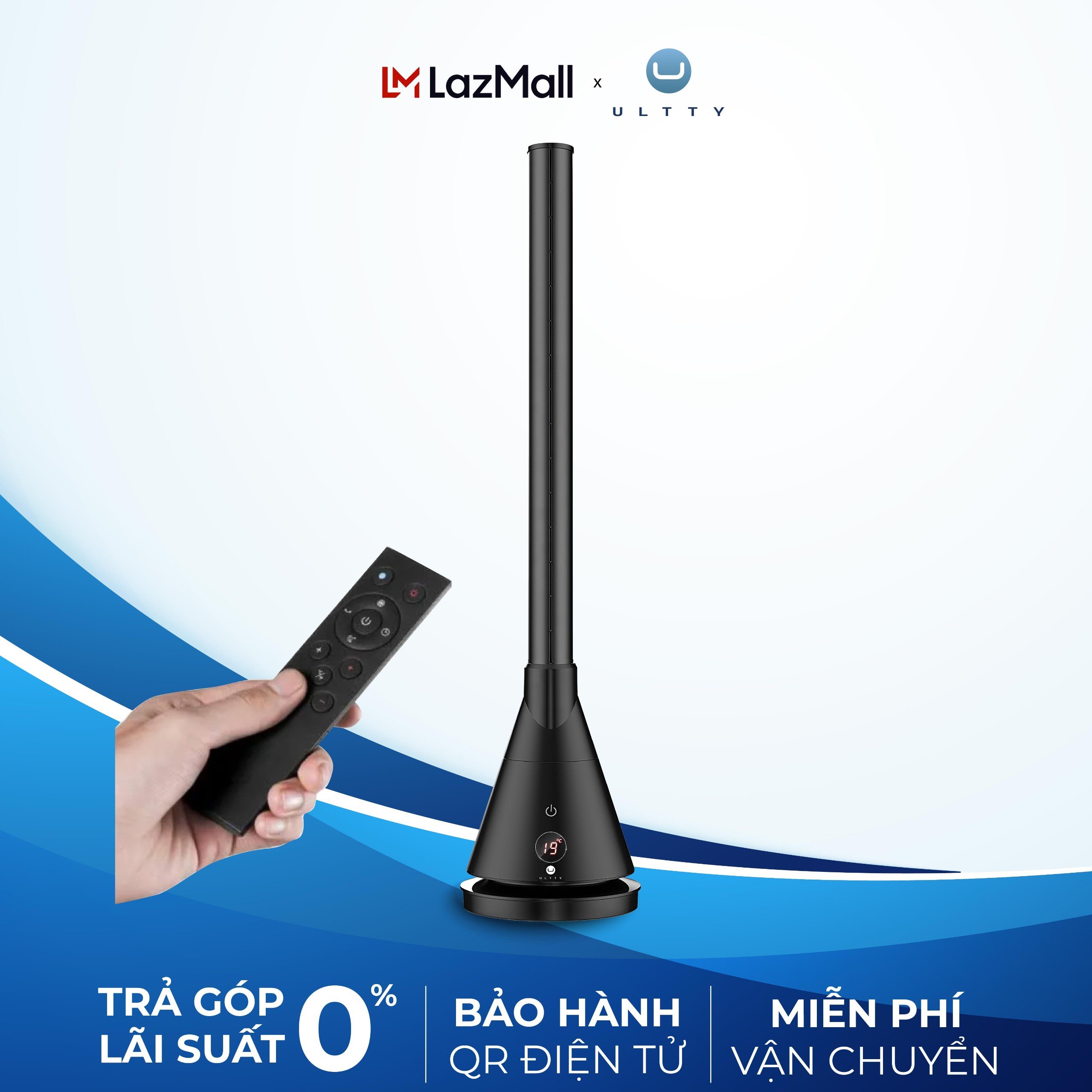 Điều khiển từ xa quạt tháp 2 chiều ultty cr018h