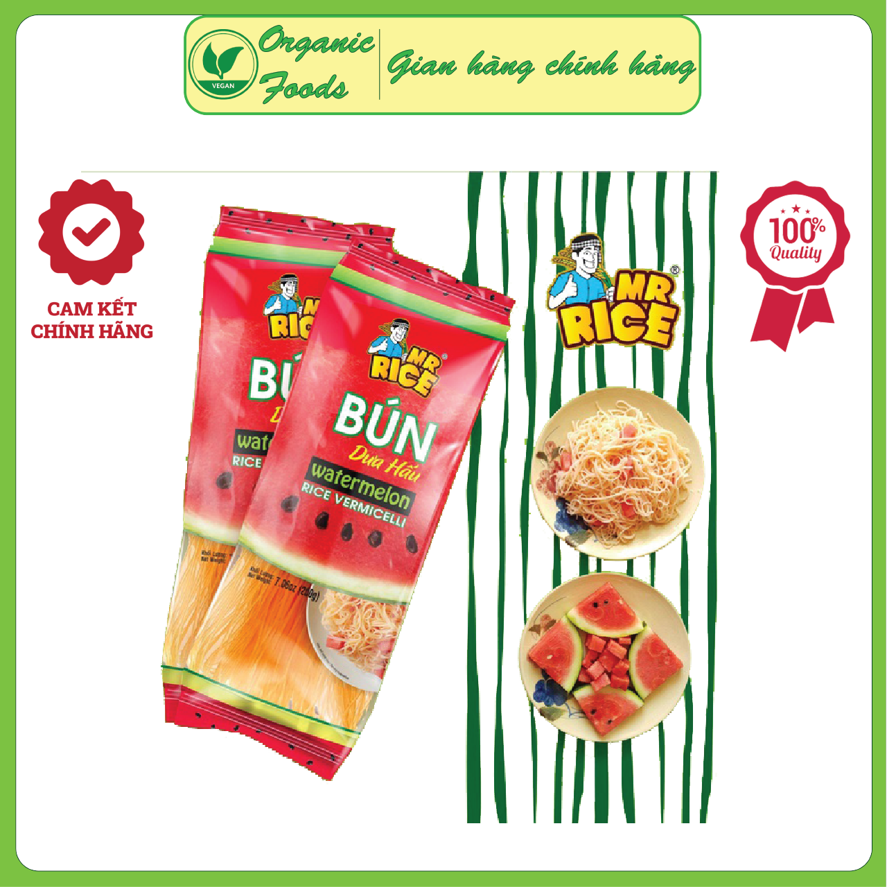 Bún dưa hấu Mr.Rice túi 200g - Duy Anh Foods