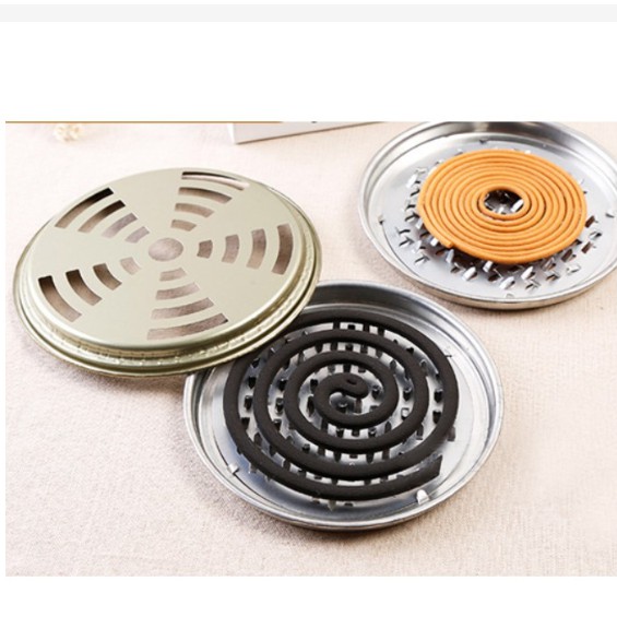 Khay đựng nhang muỗi có nắp đậy an toàn, Hộp đựng nhang muỗi bằng thép không gỉ