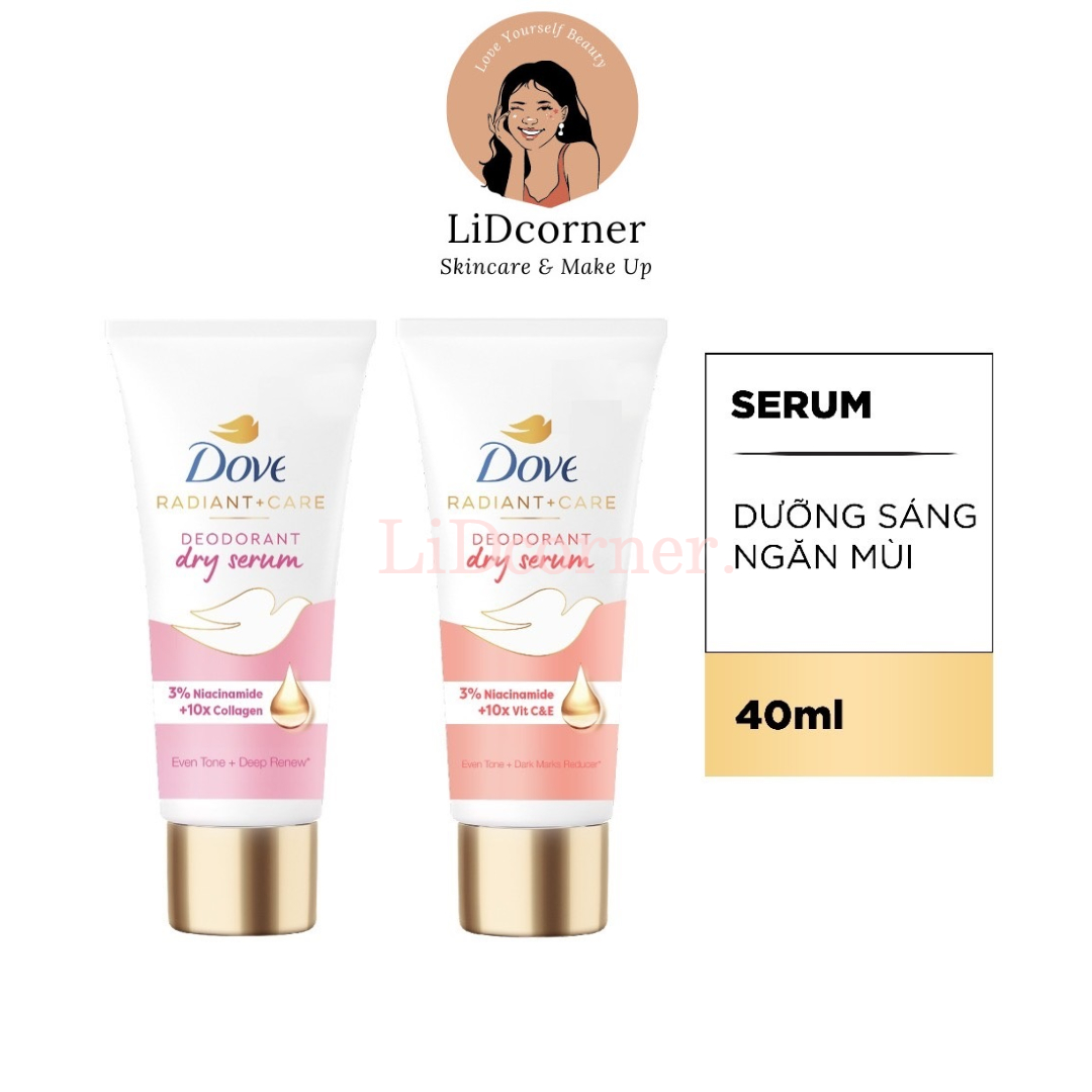 Kem khử mùi Dove tinh chất serum dành cho nữ dưỡng da sáng mịn 50ml