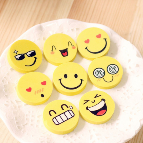 [HCM][COMBO 8 IN 1] Bộ Cục Tẩy Hình EMOJI Cực Dễ Thương - Cục Gôm Tẩy Bút Chì Cho Bé
