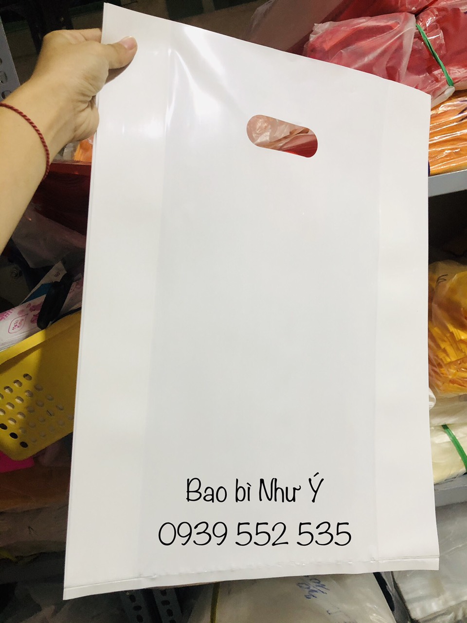 [HCM]1KG - SIZE 35X50 MÀU TRẮNG - TÚI NILON PE BÓNG DẺO DAI