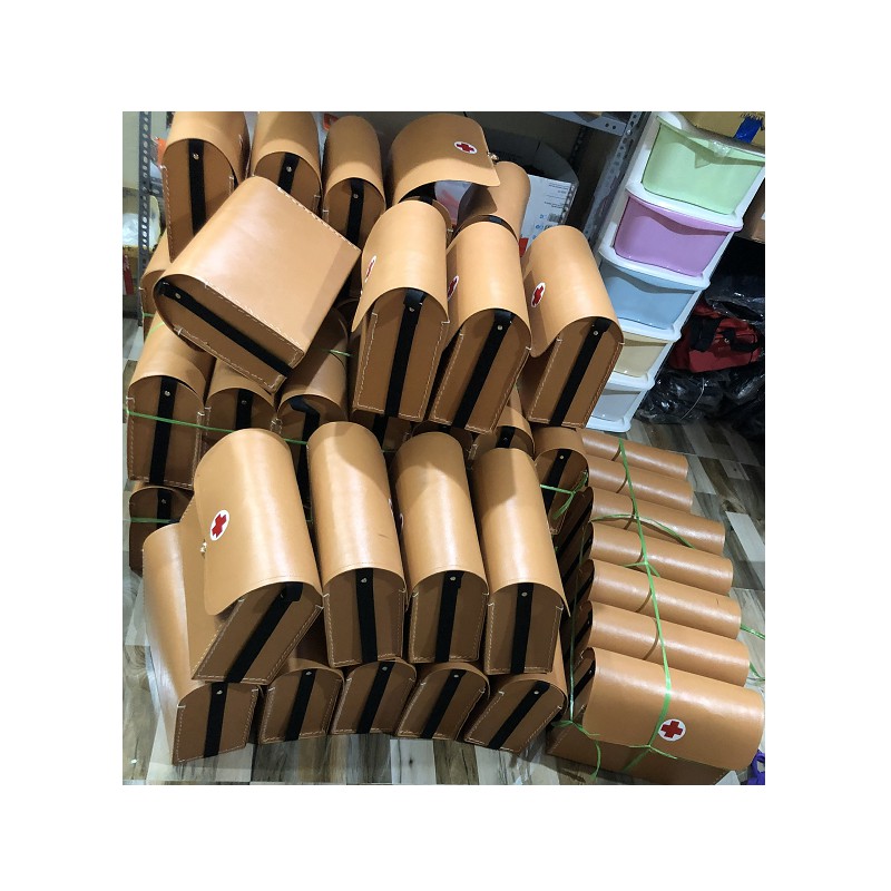 Túi cứu thương chữ thâp - túi cứu thương da bò