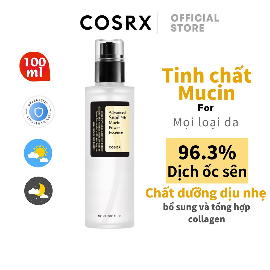 Cosrx snail mucin essence tinh chất ốc sên tiên tiến 96 mucin 100ml
