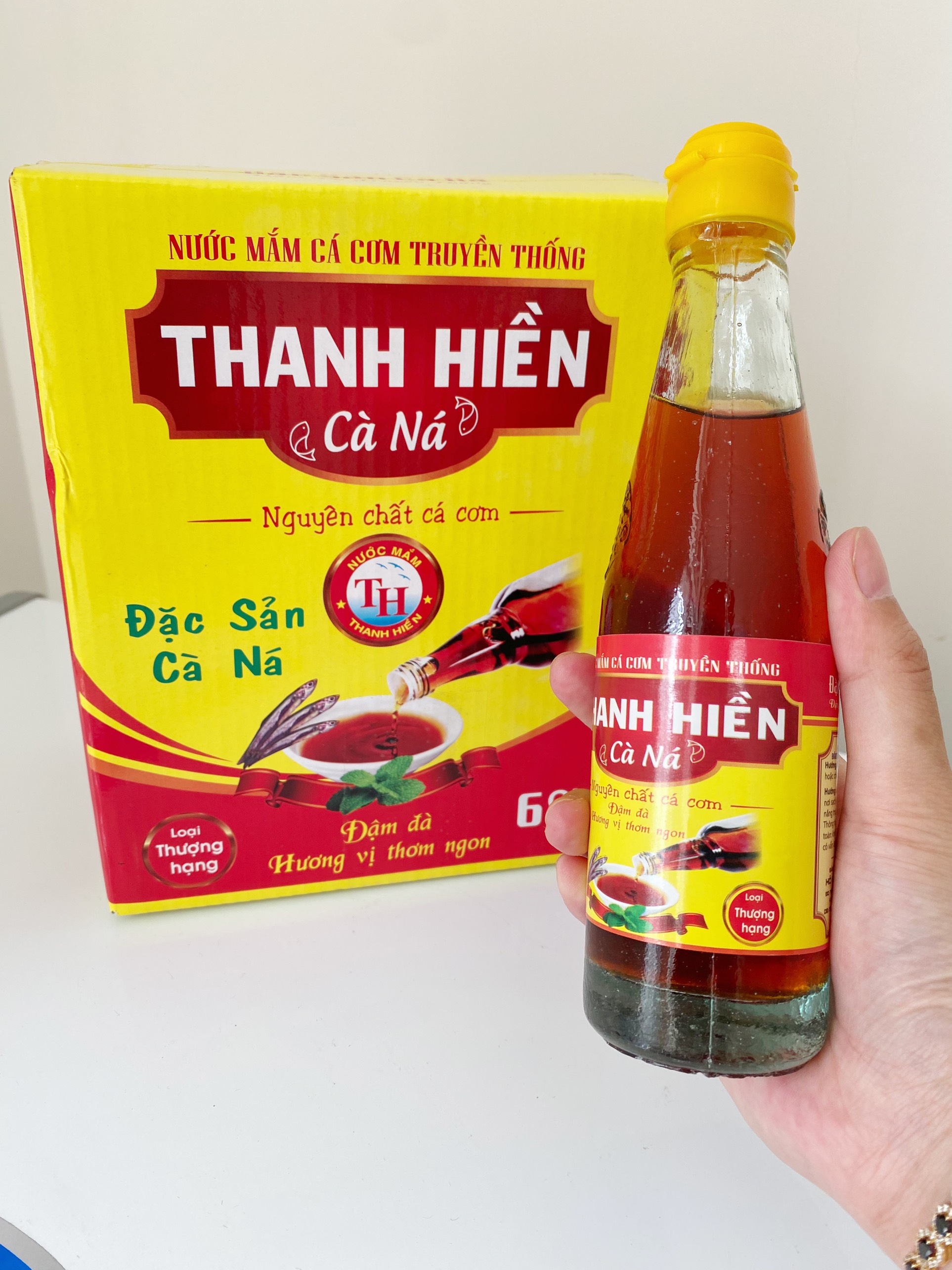 Nước mắm Cà Ná thượng hạng thùng 6 chai - 1 chai 250ml - Đặc sản Ninh Thuận