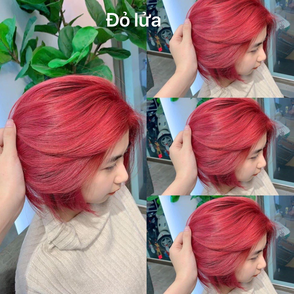Bạn muốn sở hữu mái tóc nổi bật đầy sức sống? Hãy nhuộm tóc màu đỏ lửa để tỏa sáng điều đó. Khám phá ngay hình ảnh để cảm nhận được sự cuốn hút của kiểu tóc này.