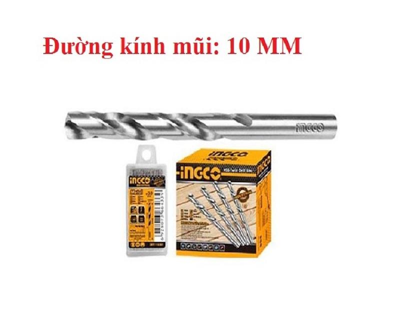 Mũi khoan kim loại m2 hss dbt1111001 10mm hiệu ingco
