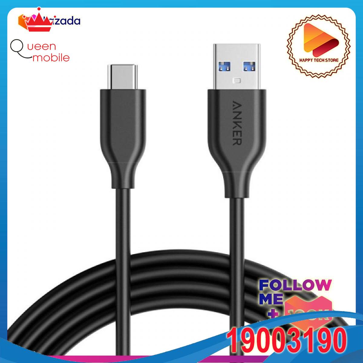 Cáp anker powerline usb 3.0 ra usb-c - 1.8m - a8166