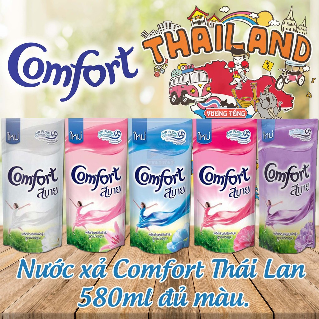 [HCM]Nước Xả Vải Comfort Thái Lan 580Ml-Khách Được Chọn Màu