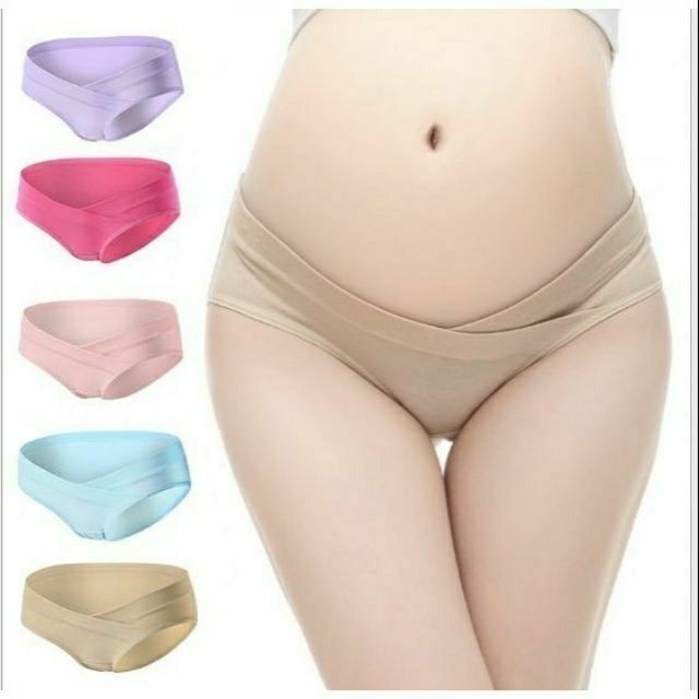 3 Chiếc quần lót bầu cotton spring loại đẹp-nhiều màu