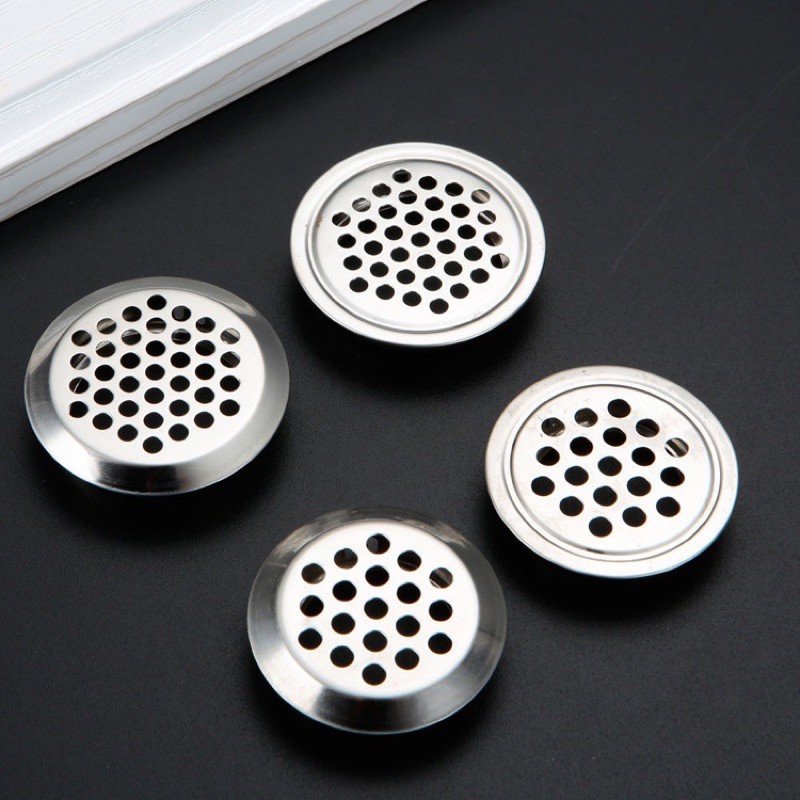 Nắp thông hơi inox tủ bếp - lỗ thông hơi - loa thông hơi