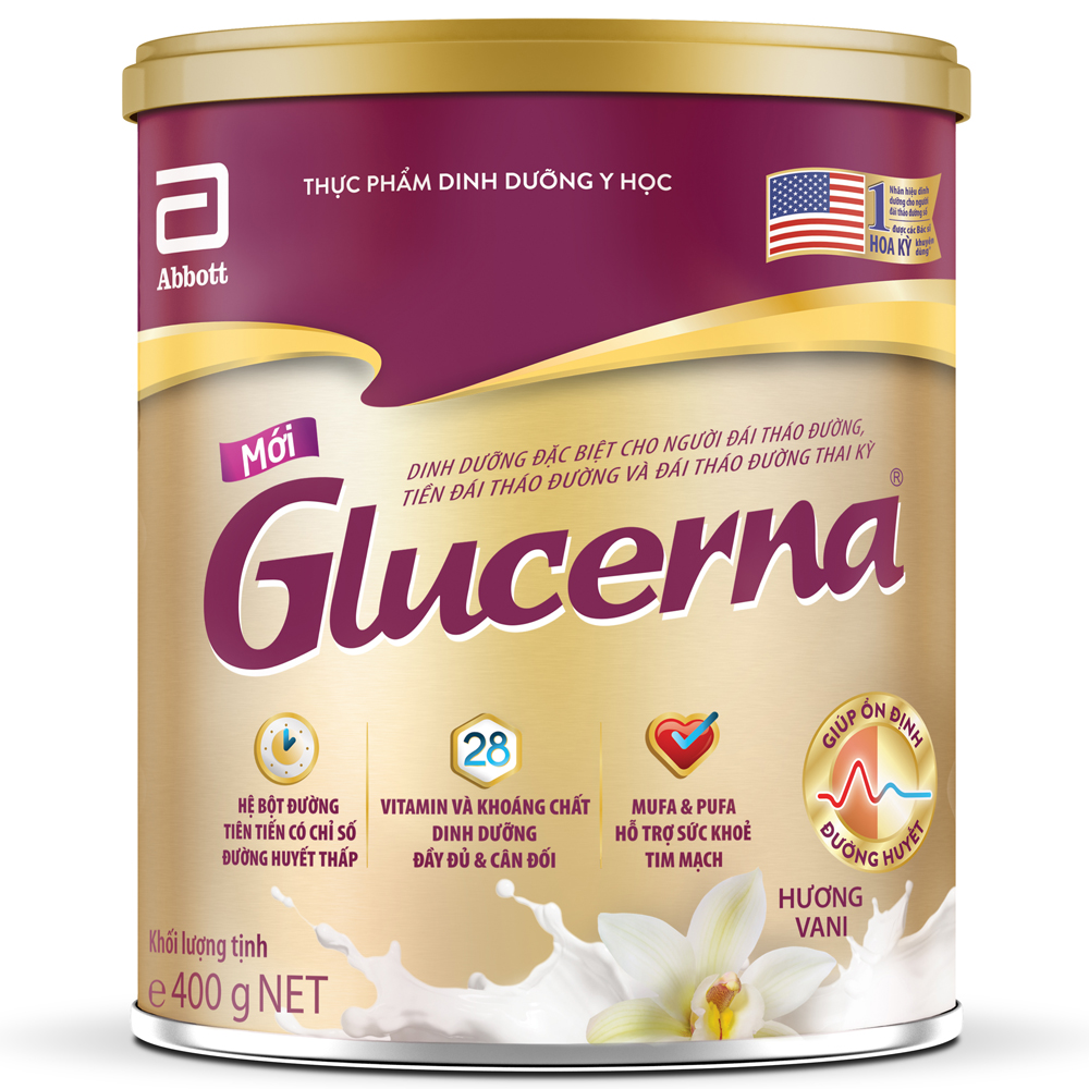 Combo 4 lon Glucerna Vani 850gr