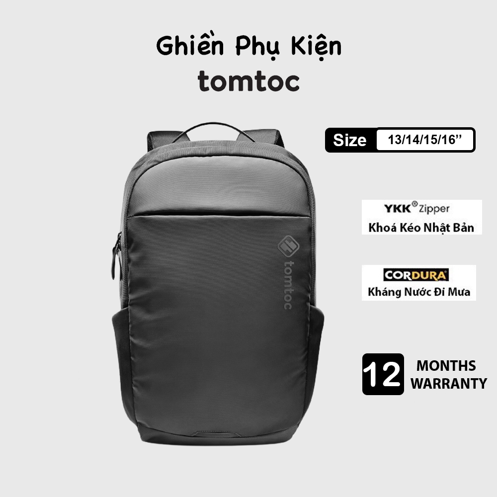 Balo tomtoc usa h61 premium urban dành cho laptop/macbook 15/16inch - hàng chính hãng