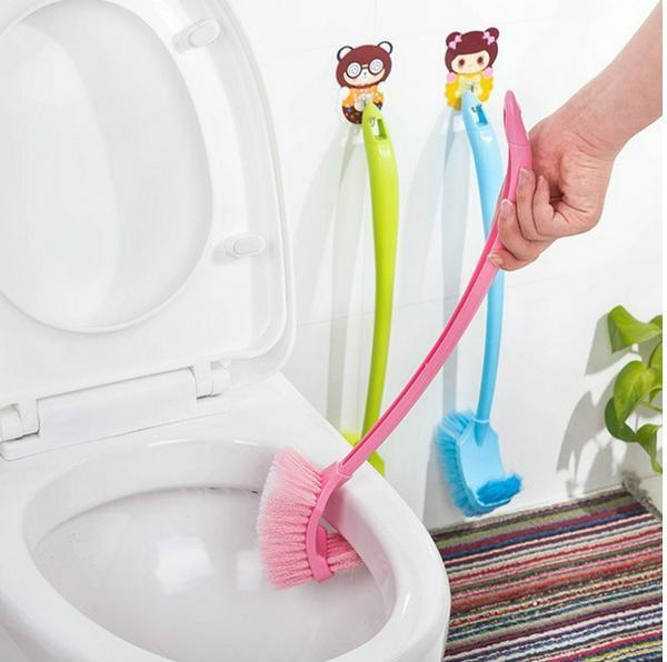 Bàn chải chà toilet 2 đầu