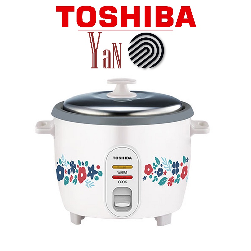 Nồi cơm điện cơ nắp rời lòng nồi chống dính 1.8l toshiba rc-18mh2pv 700w - hàng chính hãng