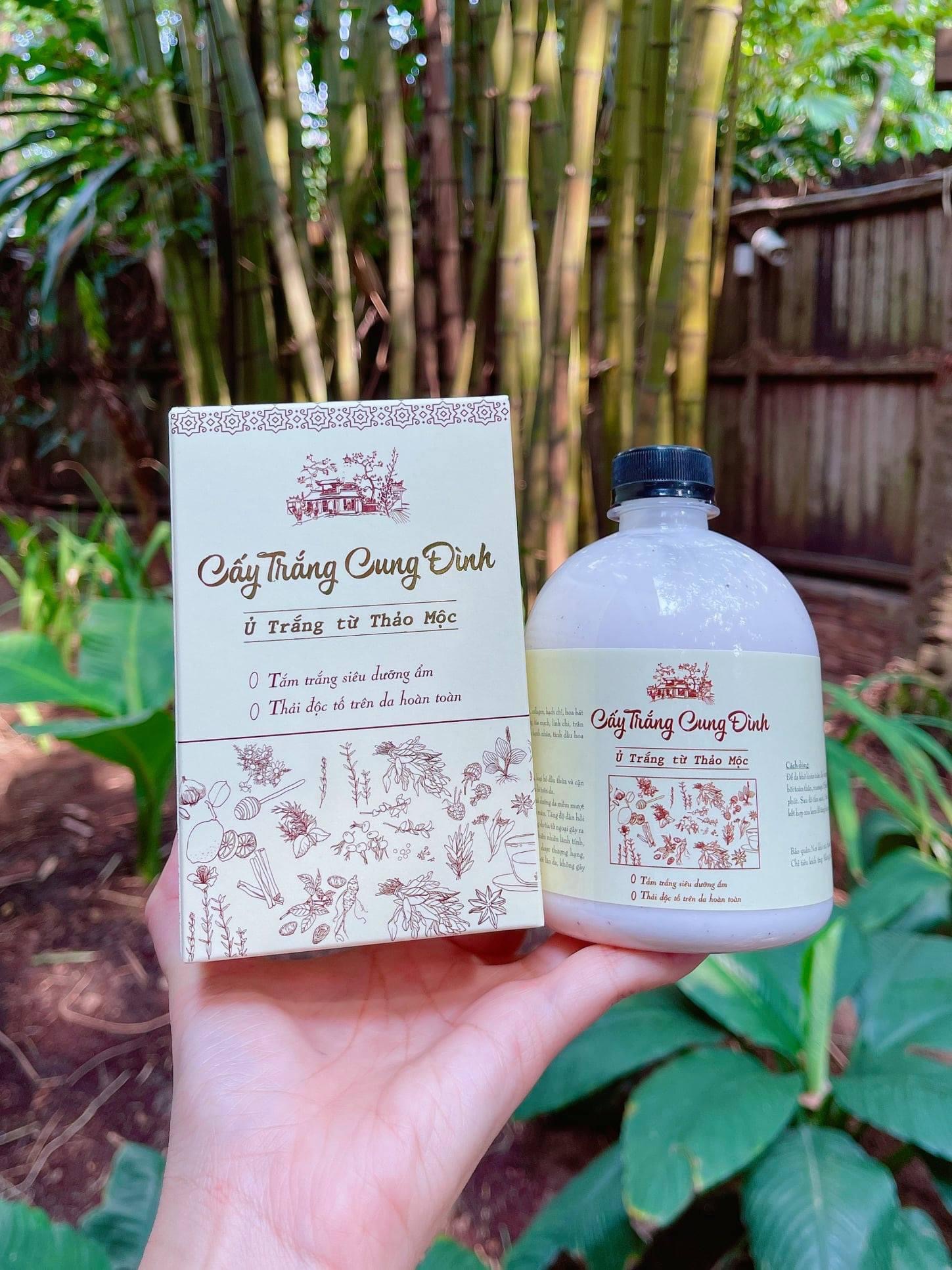 💖Tặng 1 Kem Body + 1 Tẩy Muối Dừa Cafe💖 Cấy Trắng Cung Đình Hạ Thổ Toàn Thân 500ml