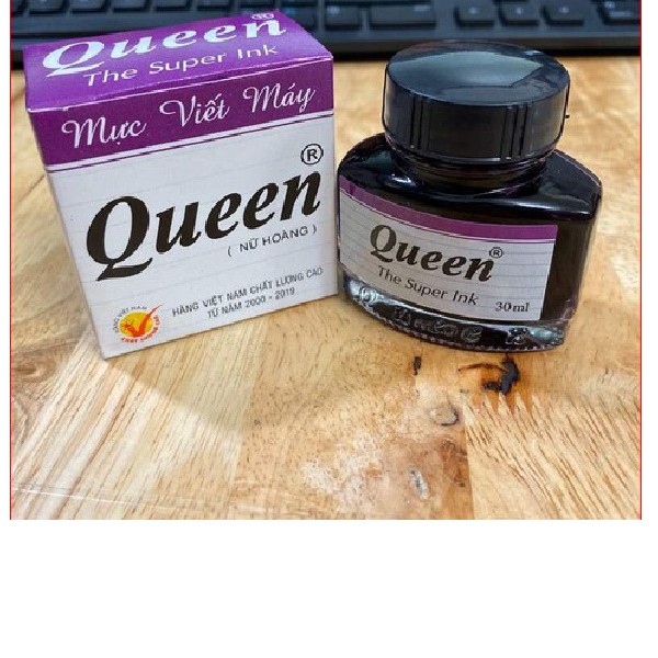 01 lọ mực queen tím học sinh