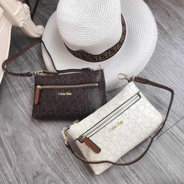 Túi c.kk kẹp nách chuẩn xịn, túi đeo chéo size 21cm