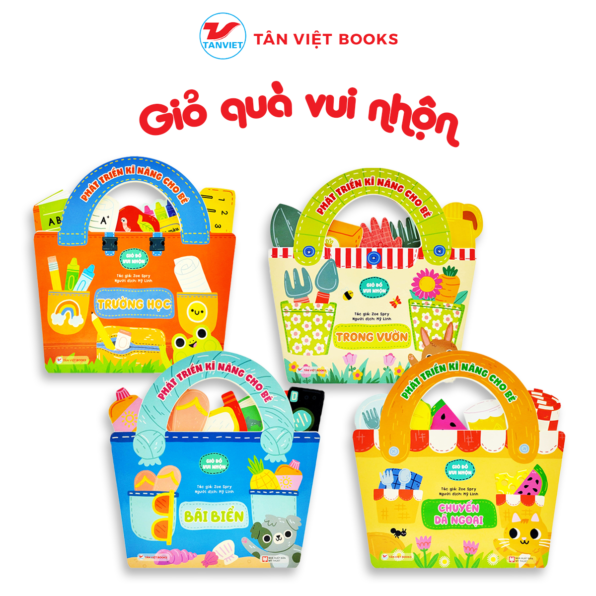Giỏ Đồ Vui Nhộn - Phát Triển Kĩ Năng Cho Bé - Tân Việt Books