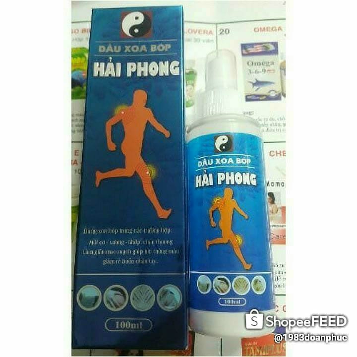 Dầu xoa bóp thảo dược hải phong -100ml