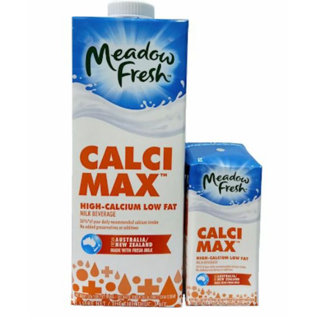 Sữa tươi meadow fresh calci max thùng 24 hộp 200ml
