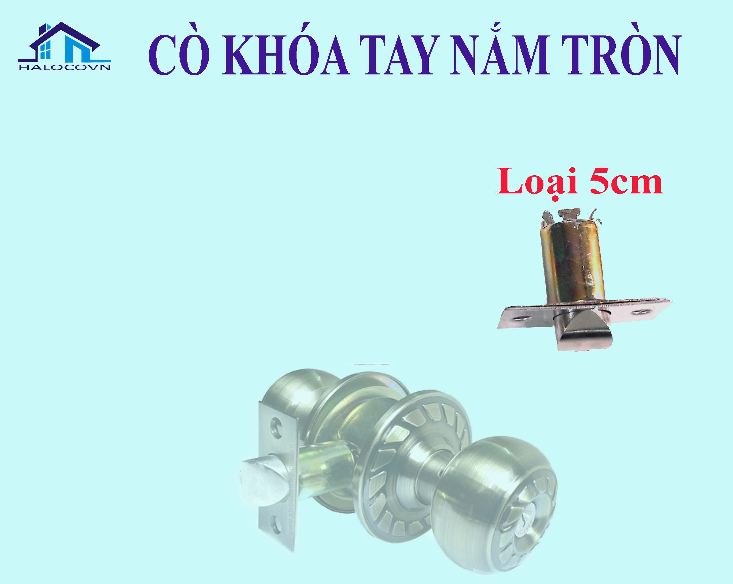 Cò khóa tay nắm tròn các cỡ HVT01