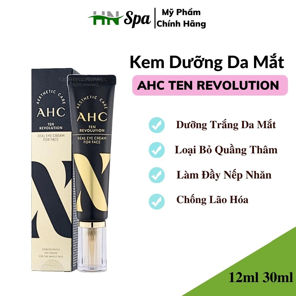 Kem Dưỡng Da Mắt AHC Ten Revolution Dưỡng trắng, loại bỏ quầng thâm