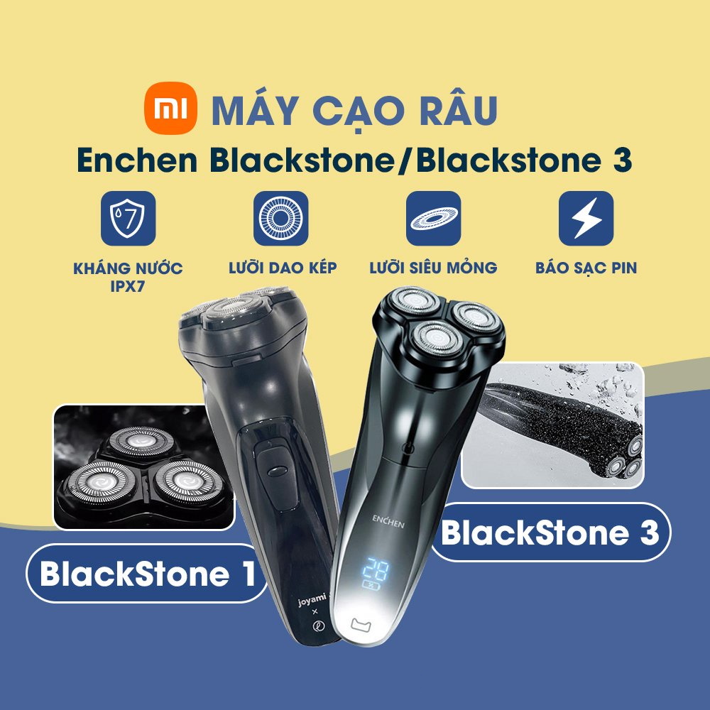 Máy cạo râu điện enchen blackstone 3 - enchen blackstone 7 - enchen gentleman 5s