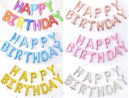 Bóng Chữ Happy Birthday Trang Trí Sinh Nhật