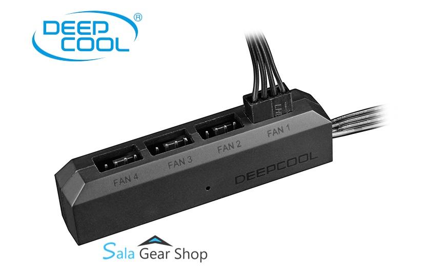 Hub deepcool fh-04 - hỗ trợ 4 cổng pwm 4pin ,3pin