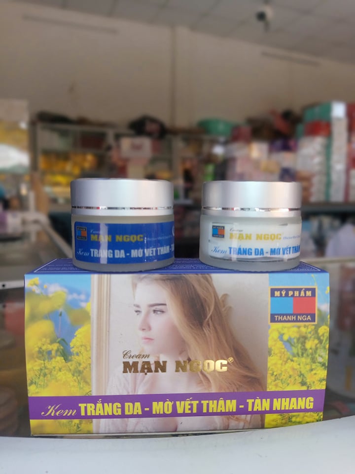 Kem cặp trắng da mờ vết thâm tàn nhang mạn ngọc ngày và đêm